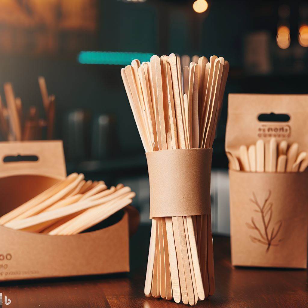 Дерев'яні еко палички для кави - унікальне замовлення
